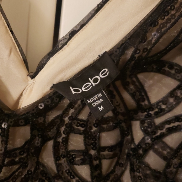 NWOT BEBE sequin party dress - Picture 2 of 2